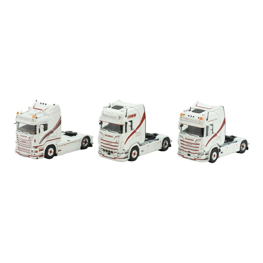G-Trans スカニア NGS NGR R-Streamline 3台セット / Tekno 1/50 ミニカー トラック模型