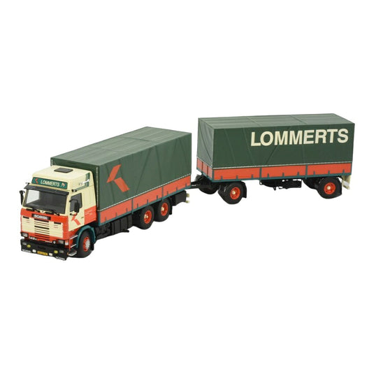 Lommerts スカニア 2シリーズ カーテンサイドトレーラー / Tekno 1/50 ミニカー トラック模型