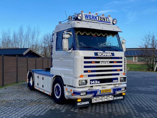 【予約】2026年発売予定 Werktent.nl スカニア 143M 450 4x2 トラクタ ホワイト / Tekno 1/50 ミニカー トラック模型