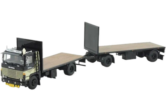 Plokker Pallets Scaniaスカニア 111 combi trailerトレーラー トラック 模型 /Tekno 1/50