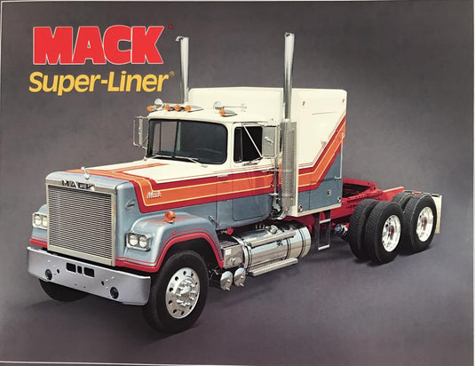 【予約】2026年発売予定 Mack Super-Liner demo マック スーパーライナー 6x4 トラクタ ホワイト/レッド/ブルー / Tekno 1/50 ミニカー トラック模型