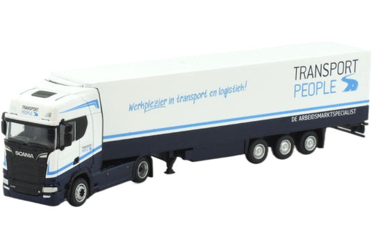 Transport People Scania NGS リーファートレーラー トレーラー / TEKNO 1/87 建設機械模型 工事車両