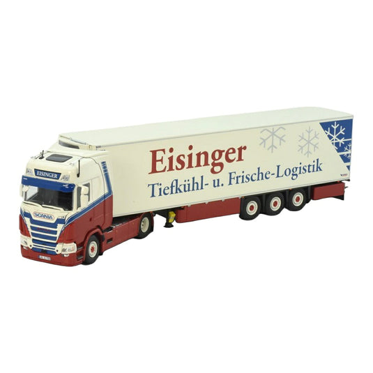 Eisinger スカニア NGS ハイライン 4x2 冷凍セミトレーラー 3軸 / Tekno 1/50 ミニカー トラック模型