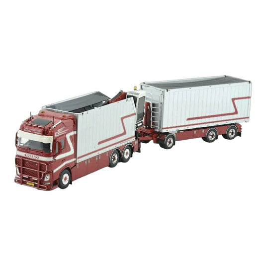 G&J van Leeuwen ボルボ FH04 グローブトロッター バルクトレーラー 運搬車 / TEKNO 1/50 トラック模型