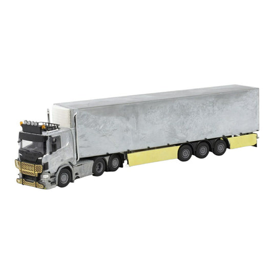 スカニア NGR Lowcab 6x2 sleepas 冷凍冷蔵セミトレーラー 3軸 冷凍車 / TEKNO 1/50 トラック模型