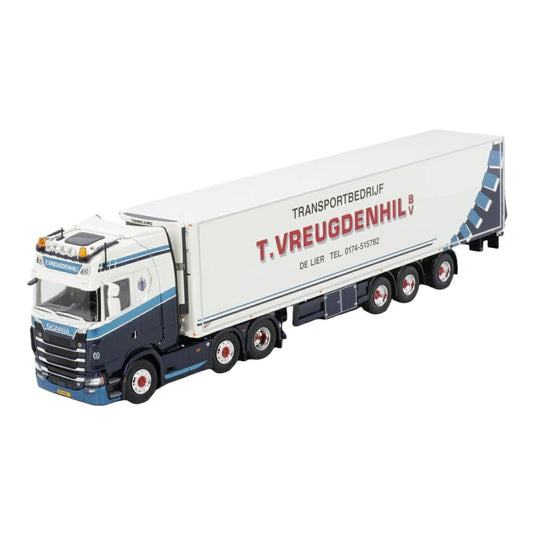 T. Vreugdenhil BV スカニア NGS 6x2 ハイライン 冷凍セミトレーラー / Tekno 1/50 ミニカー トラック模型