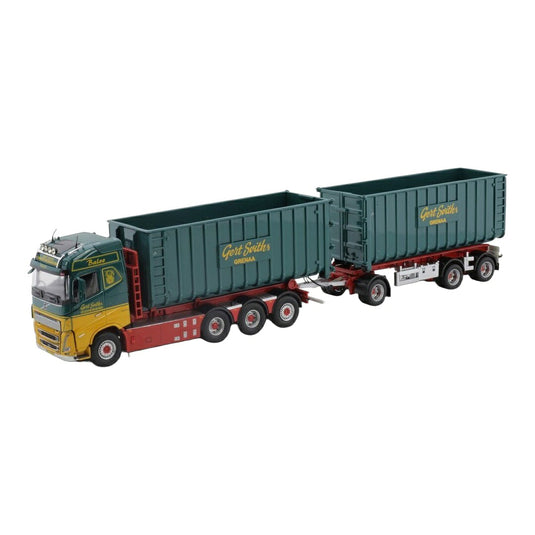 Gert Svith ボルボ FH05 Globetrotter 8x4 ハックアームコンビ トラック / Tekno 1/50 ミニカー トラック模型