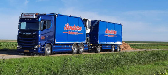【予約】2027年発売予定 Sandstra Transport スカニア NGS 770 コンビネーション ブルー / Tekno 1/50 ミニカー トラック模型
