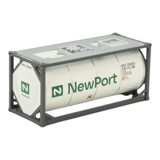 Newport 20ft ISO タンクコンテナ / Tekno 1/50 ミニカー トラック模型