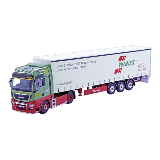 Spedition Wandt MAN TGX XXL 18.500 カーテンキャンバス セミトレーラー / TEKNO 1/50 トラック模型