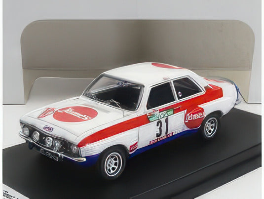 OPEL ASCONA (night version) N 31 RALLY PORTUGAL 1978 J.ORTIGAO M.SOTTOMAYOR WHITE RED/TROFEU 1/43ミニカー