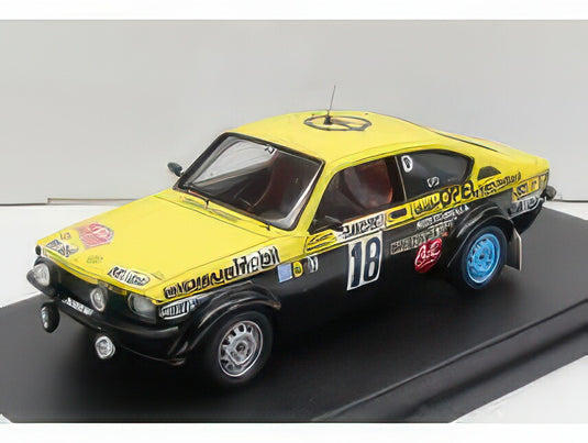 OPEL KADETT GT/E (night version) N 18 RALLY MONTECARLO 1978 L.CARLSSON B.DE JONG YELLOW BLACK/TROFEU 1/43ミニカー