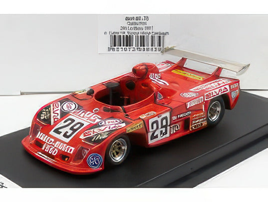OSELLA PA5 TEAM OSELLA CORSE N 29 24h LE MANS 1977 A.CUDINI T.TOUROUL A.CAMBIAGHI RED/TROFEU 1/43ミニカー