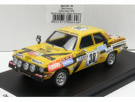 OPEL ASCONA (night version) N 38 RALLY SAFARI 1975 R.AALTONEN E.HERRMANN YELLOW BLACK/TROFEU 1/43ミニカー