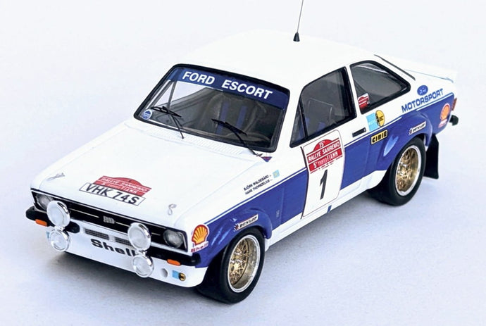 【予約】2026年発売予定FORD ENGLAND ESCORT MKII ナイトバージョン 1号車 1977年 ラリー SANREMO A.VATANEN P.BRYANT ホワイト/ブルー/ Trofeu 1/43 150台限定