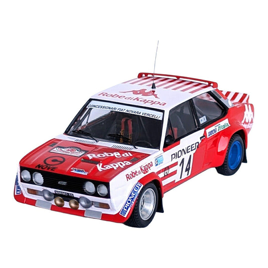 【予約】2026年発売予定 Fiatフィアット 131 Abarthアバルト ラリー オートドロモ・ディ・モンツァ 1979 Tito Federico Cane Gianfranc / Trofeu 1/43 ミニカー