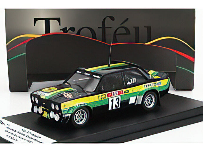 【予約】12月以降発売予定FIAT 131 ABARTH (night version) N 13 RALLY VALLE D'AOSTA 1980 M.CINOTTO G.NOVARO BLACK YELLOW GREEN/Trofeu 1/43ミニカー 150台限定