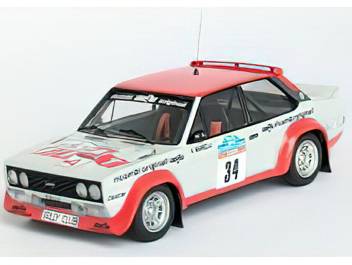【予約】12月以降発売予定FIAT - 131 ABARTH N 34 TARGA FLORIO 1979 ANTONELLA MANDELLI - GIULIA PERNICE - WHITE RED/TROFEU 1/43ミニカー
