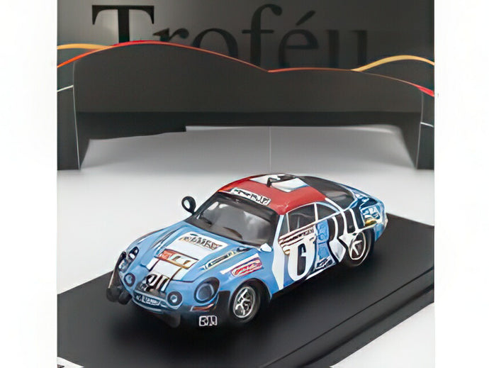 【予約】RENAULT アルピーヌ A110 (ナイトバージョン) 6号車 ラリー イーストアフリカンサファリ 1975 ロブ・コリンジ ロブ・コムズ ライトブルー/ Trofeu 1/43 150台限定ミニカー