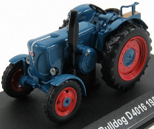 LANZランツ BULLDOGブルドッグ D4016 トラクター 1957 ブルー レッド TRACTOR-HACHETTE-COLLECTION - FARM TOYS / EDICOLA 1/43 ミニカー