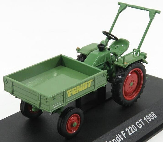 FENDTフェント F220GT トラクター トラック 1958 グリーン レッド TRACTOR-HACHETTE-COLLECTION - FARM TOYS / EDICOLA 1/43 ミニカー