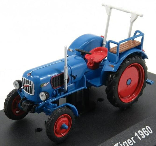 EICHERアイヒャー TIGERタイガー トラクター 1960 ブルー レッド TRACTOR-HACHETTE-COLLECTION - FARM TOYS / EDICOLA 1/43 ミニカー