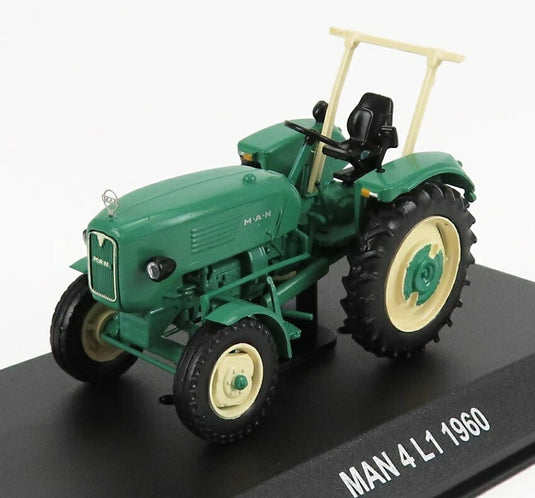 MANマン 4L1 トラクター 1960 グリーン TRACTOR-HACHETTE-COLLECTION - FARM TOYS / EDICOLA 1/43 ミニカー