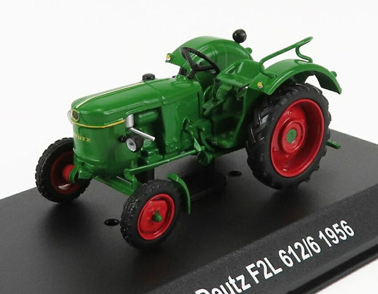 DEUTZドイツ F2L 612/6 トラクター 1956 グリーン TRACTOR-HACHETTE-COLLECTION - FARM TOYS / EDICOLA 1/43 ミニカー