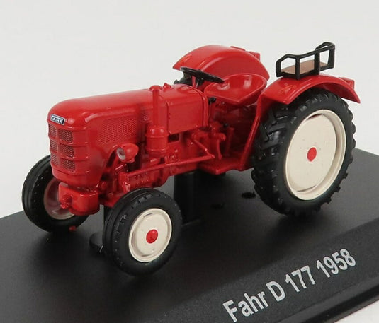 FAHRファー D177 トラクター 1958 オレンジ TRACTOR-HACHETTE-COLLECTION - FARM TOYS / EDICOLA 1/43 ミニカー