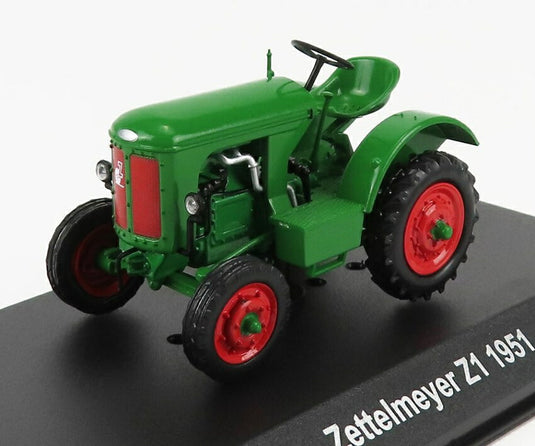 ZETTELMEYERツェッテルマイヤー Z1 トラクター GERMANYドイツ 1951 グリーン TRACTOR-HACHETTE-COLLECTION - FARM TOYS / EDICOLA 1/43 ミニカー