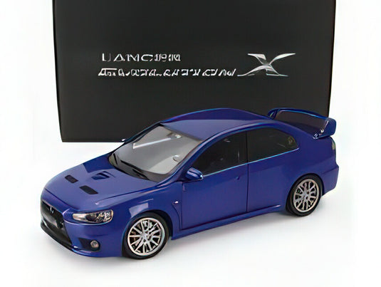 MITSUBISHI  LANCER EVO X 2007  BLUE MET/Sun Star 1/18ミニカー