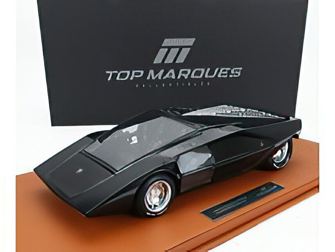 【予約】2025年発売予定LANCIA  STRATOS ZERO CONCEPT 1970  BLACK/TOPMARQUES COLLECTION 1/12ミニカー
