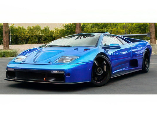 【予約】LAMBORGHINI DIABLO GTR 1999 MONTEREY BLUE/TOPMARQUES 1/12ミニカー
