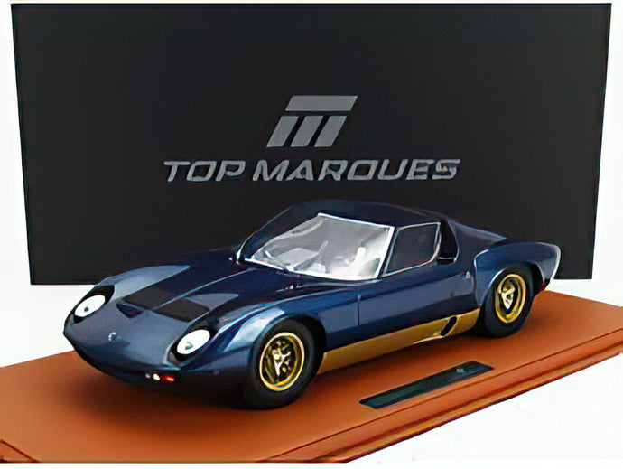 【予約】2025年発売予定LAMBORGHINI  MIURA SV 1971  BLUE MEDIO/TOPMARQUES COLLECTION 1/12ミニカー