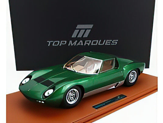 【予約】2025年発売予定LAMBORGHINI  MIURA SV 1971  GREEN MET/TOPMARQUES COLLECTION 1/12ミニカー
