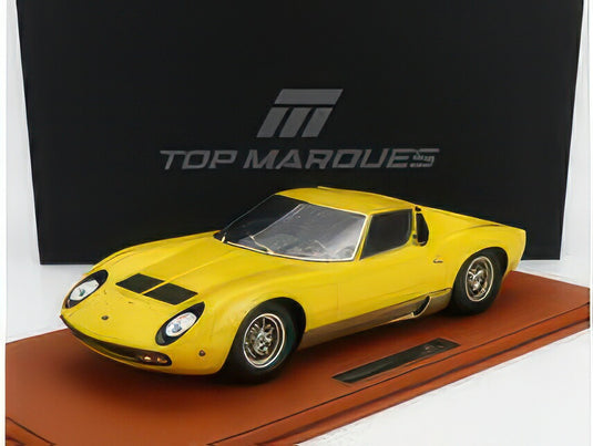 【予約】LAMBORGHINI MIURA SV 1971 MIURA YELLOW/TOPMARQUES 1/12ミニカー