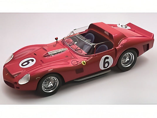 【予約】12月以降発売予定FERRARI 330 TRI LM SPIDER 4.0L V12 TEAM SPA FERRARI SEFAC N 6 1962年 ル・マン24時間レース優勝 オリバー ジェンデビエン フィル ヒル レッド/ Tecno 1/18 ミニカー