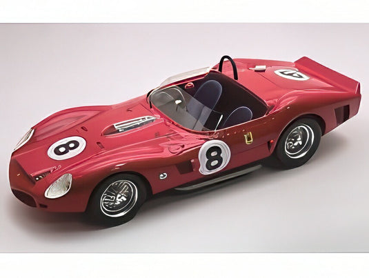 【予約】12月以降発売予定FERRARI 330 TRI LM SPIDER 4.0L V12 TEAM NORTH AMERICAN RACING NART N 8 1962年ブリッジハンプトン400km優勝 ペドロ ロドリゲス レッド/ Tecno 1/18 ミニカー