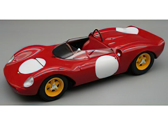 【予約】12月以降発売予定FERRARIフェラーリ 206SP DINO SPIDER TEAM SEFAC PRESS VERSION 1965  RED/Tecno 1/18ミニカー