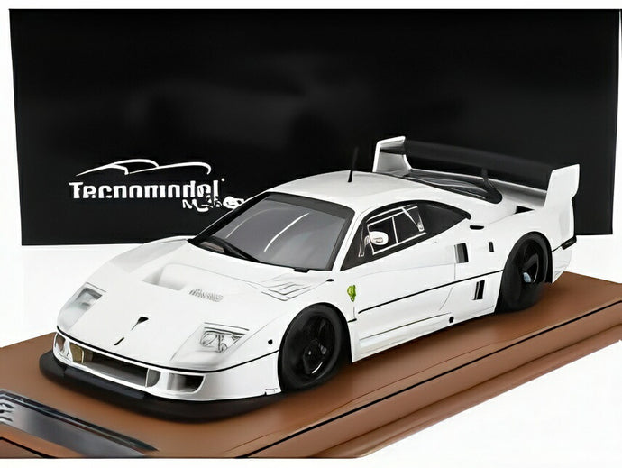 FERRARI F40 LM プレスバージョン 1996 5スポークブラックリム ホワイトメタリック/ Tecno 1/18 60台限定ミニカー