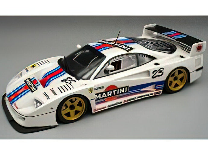 【予約】12月以降発売予定FERRARIフェラーリ F40 LM N 23 MARTINI RACING VERSION 1996  WITH 5 SPOKE GOLD RIMS  WHITE/Tecno 1/18ミニカー