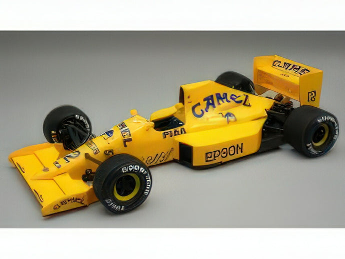 【予約】2025年発売予定LOTUS  F1  101 TEAM CAMEL HONDA N 12 AUSTRALIAN GP 1989 SATORU NAKAJIMA  YELLOW/TECNOMODEL 1/18ミニカー