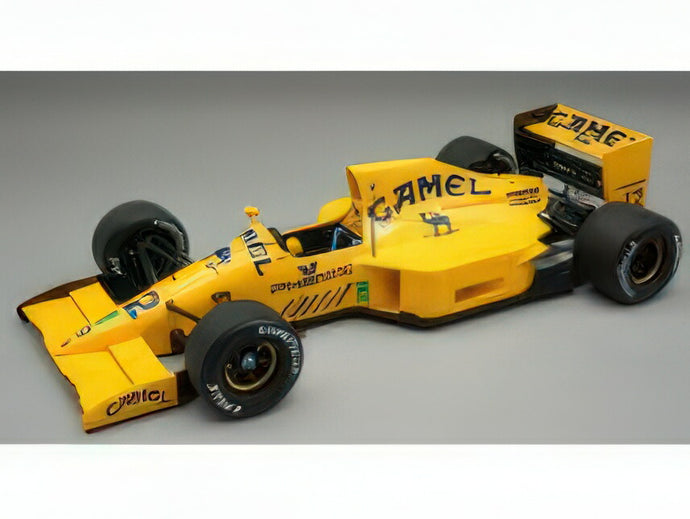 【予約】2025年発売予定LOTUS  F1  102 TEAM CAMEL LOTUSLAMBORGHINI N 12 JAPAN GP 1990 JOHNNY HERBERT  YELLOW/TECNOMODEL 1/18ミニカー