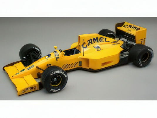 【予約】2025年発売予定LOTUS  F1  102 TEAM CAMEL LOTUSLAMBORGHINI N 11 QUALIFYNG USA GP 1990 DEREK WARWICK  YELLOW/TECNOMODEL 1/18ミニカー