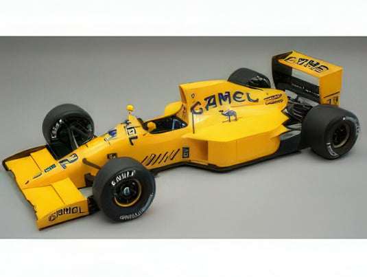 【予約】2025年発売予定LOTUS  F1  102 TEAM CAMEL LOTUSLAMBORGHINI N 12 ITALY GP 1990 MARTIN DONNELLY  YELLOW/TECNOMODEL 1/18ミニカー