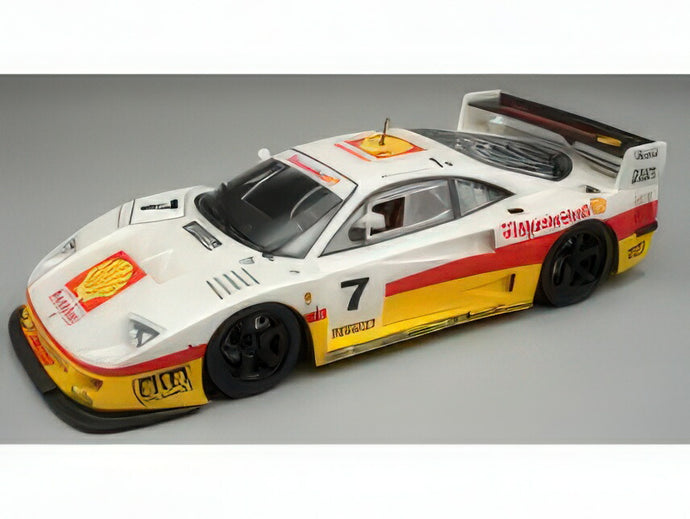 【予約】2025年発売予定FERRARI  F40 LM TEAM SHELL N 7 RENDERING EDITION 1996  BLACK RIMS  WHITE YELLOW RED/TECNOMODEL 1/18ミニカー