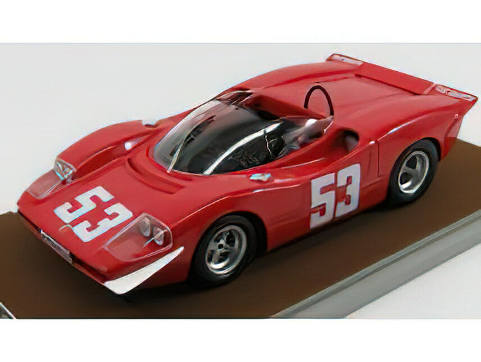 ABARTH  2000S N 53 WINNER NURBURGRING 1969 T.HEZEMANS  RED/Tecno 1/18ミニカー