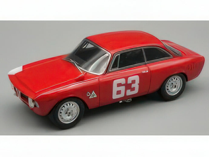 【予約】2025年発売予定ALFA ROMEO  GIULIA 1600 SPRINT GTA N 63 4h MONZA 1966 ANDREA DE ADAMICH  RED/TECNOMODEL 1/43ミニカー