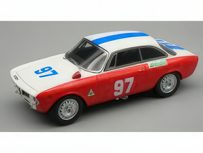 【予約】2025年発売予定ALFA ROMEO  GIULIA 1600 SPRINT GTA N 97 TARGA FLORIO 1971 GIOVANNI RIZZO  STEFANO ALONGI  RED WHITE/TECNOMODEL 1/43ミニカー