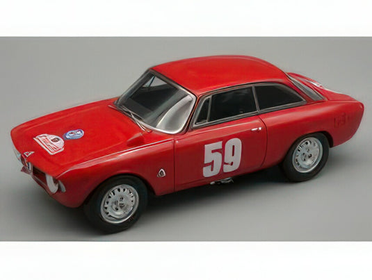 【予約】2025年発売予定ALFA ROMEO  GIULIA 1600 SPRINT GTA N 59 RALLY TOUR DE CORSE 1965 LUCIEN BIANCHI  GEORGES HARRIS  RED/TECNOMODEL 1/43ミニカー